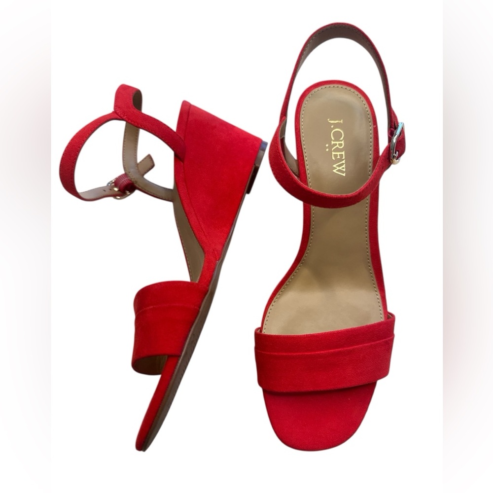 J. Crew Red Women's Sandals - Picture 8 of 8